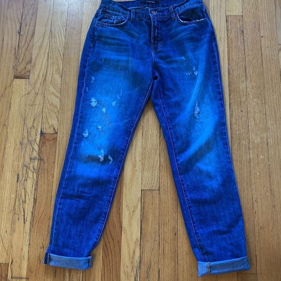 J BRAND Jake Broken distressed lyocell cotton high quality size 27 - Picture 2 of 10